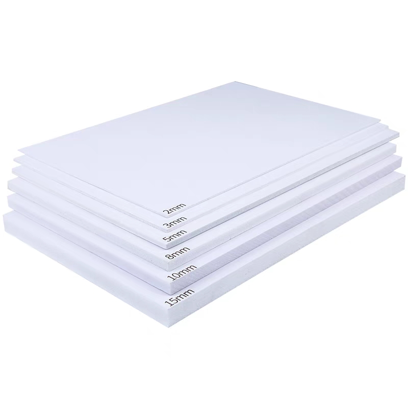 White PVC Outdoor Foam Board PVC Celuka Foam Sheet for Outdoor Wall Partition