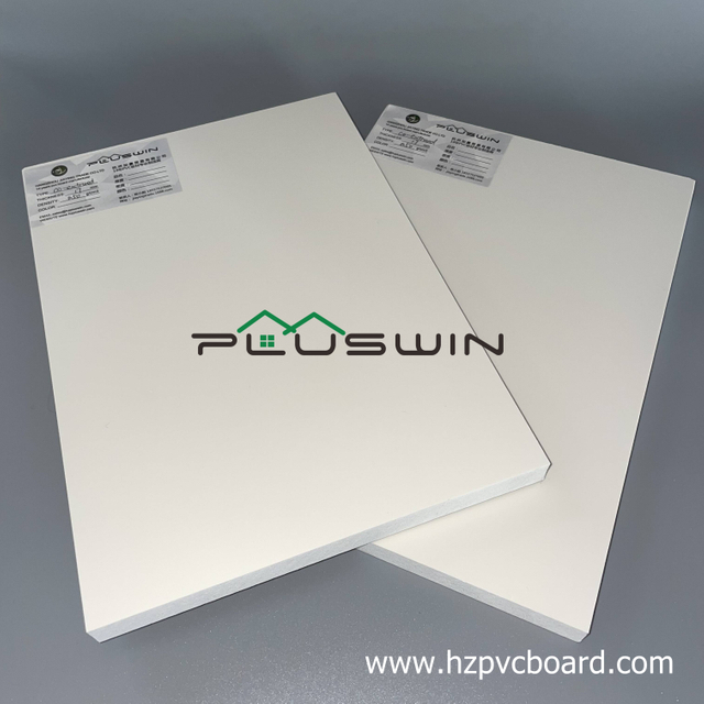 PLUSWIN PVC CO-EXTRUSION FOAM BOARD RIGID BOARD MIRROR SURFACE