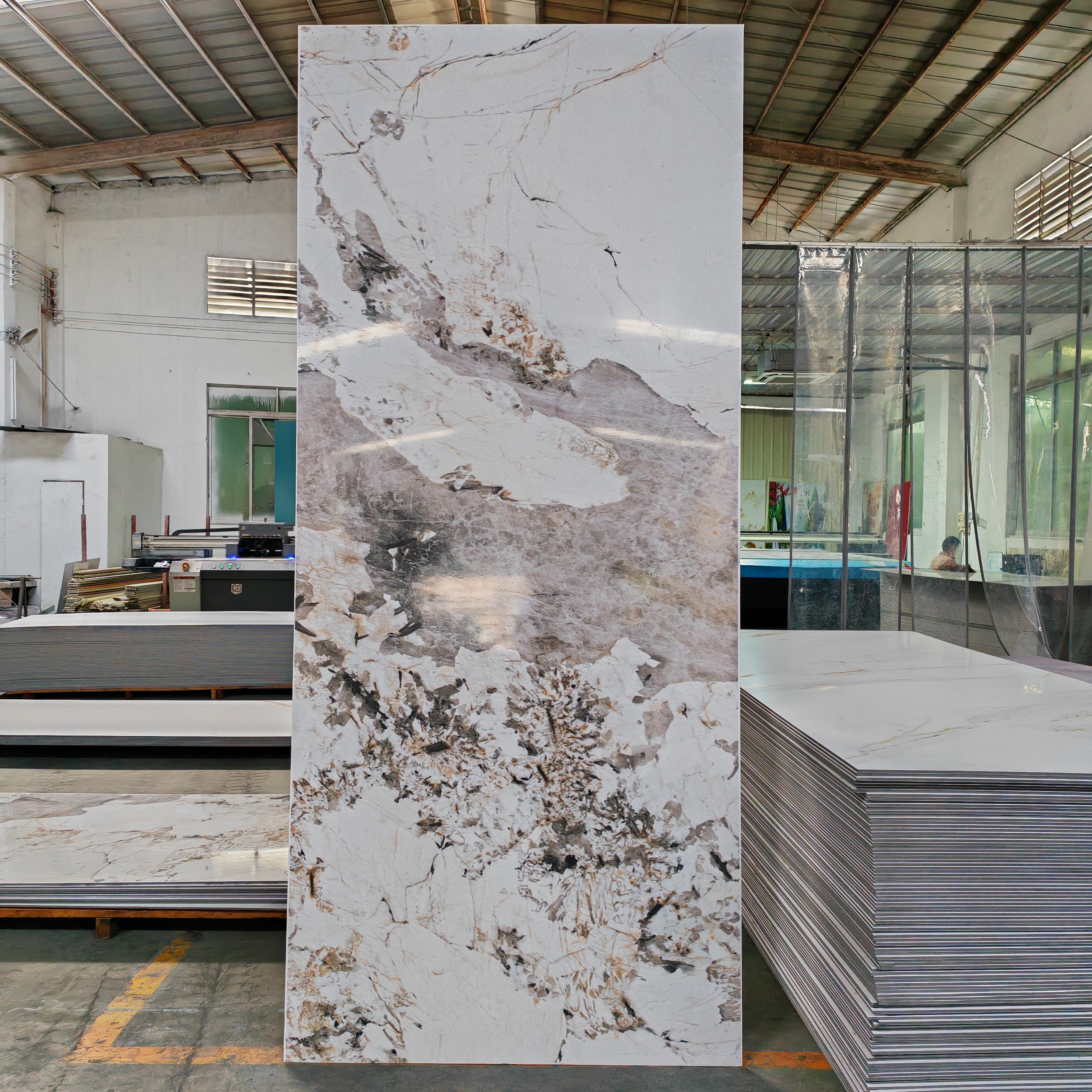 Marble PVC sheet 1220x2440/2800mm Pvc Wall Panel 5mm & 8mm