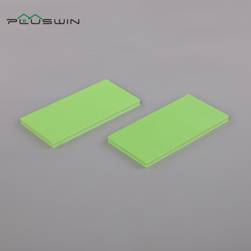 display green thick high density pvc foam board waterproof