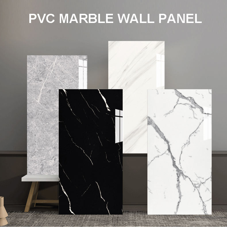 Marble PVC sheet 1220x2440/2800mm Pvc Wall Panel 5mm & 8mm