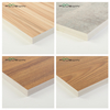 4'x8' 5-30mm PVC Foam Board with Wooden Color PVC Film Laminated For Cabinet Furniture 