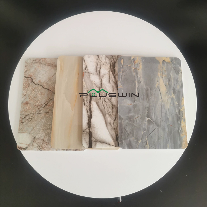 2mm 2.8mm 3mm 3.5mm 4mm Pvc wall panel marble sheet backgroud wall 