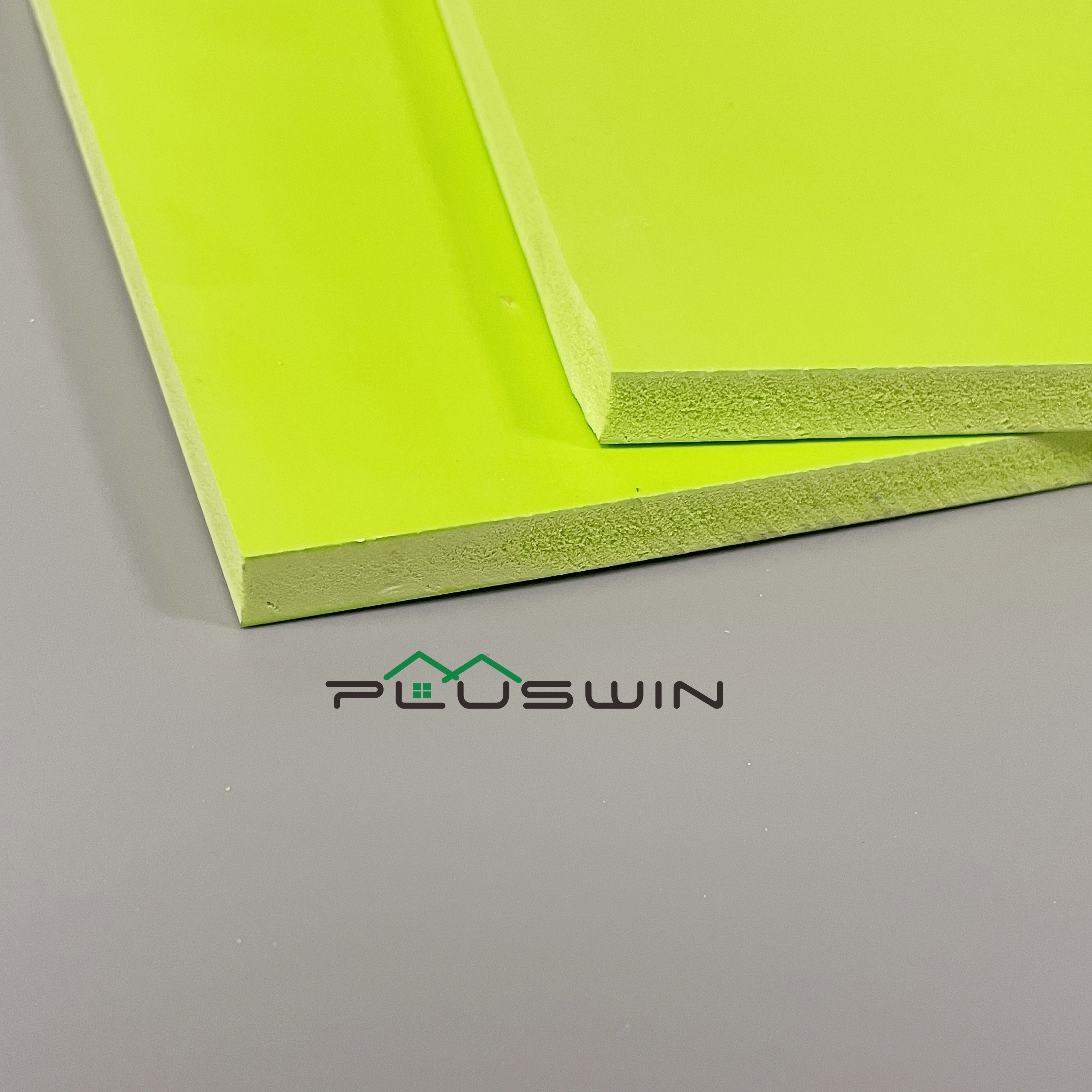 Green Color PVC Foam Board Celuka PVC Foam Sheet 4'x8' Size 