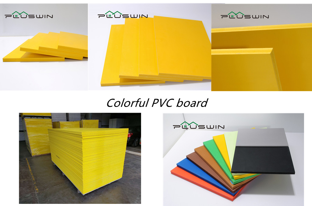 1/2" Thick Yellow Color PVC Forex Sheet PVC Foam Board