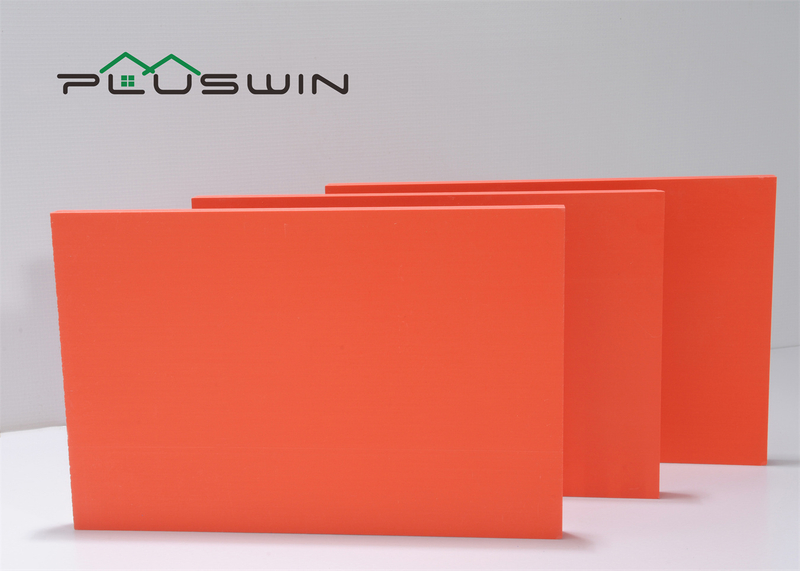 Red solid PVC foam board for craft and furniture