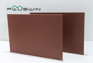 4x8 3-30mm Brown Color PVC Foam Board PVC Celuka Sheet with Hard Surface 