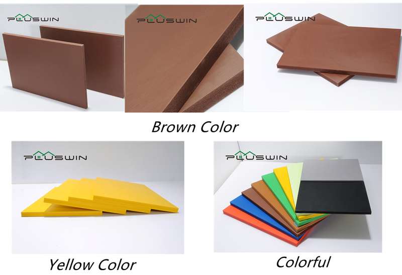 Interior Decoration Brown Thick Custom Pvc Foam Board Waterproof