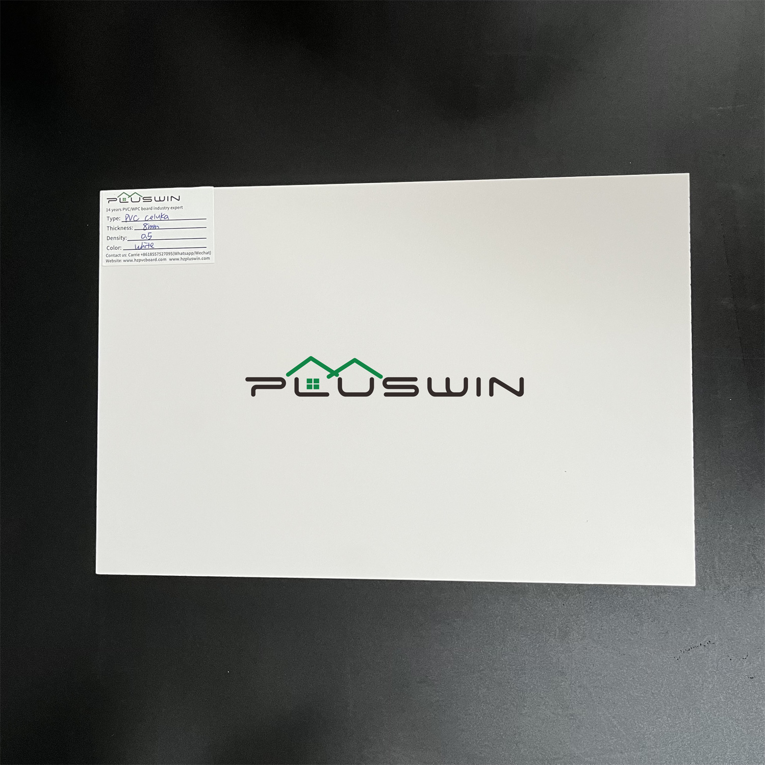 PVC Foam Sheet High Density Celuka White Plastic