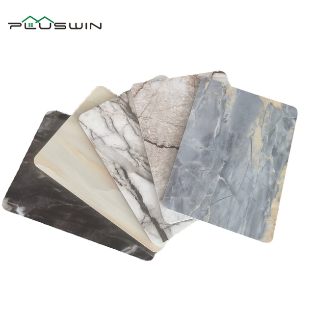 Wholesale bulk Artificial marble PVC sheet flexible China factory